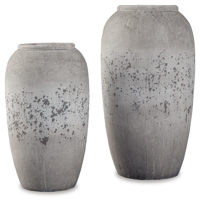 Dimitra Brown/Cream Vase Set (Priced Per Item, Must Order 2, 4, 6, or 8)