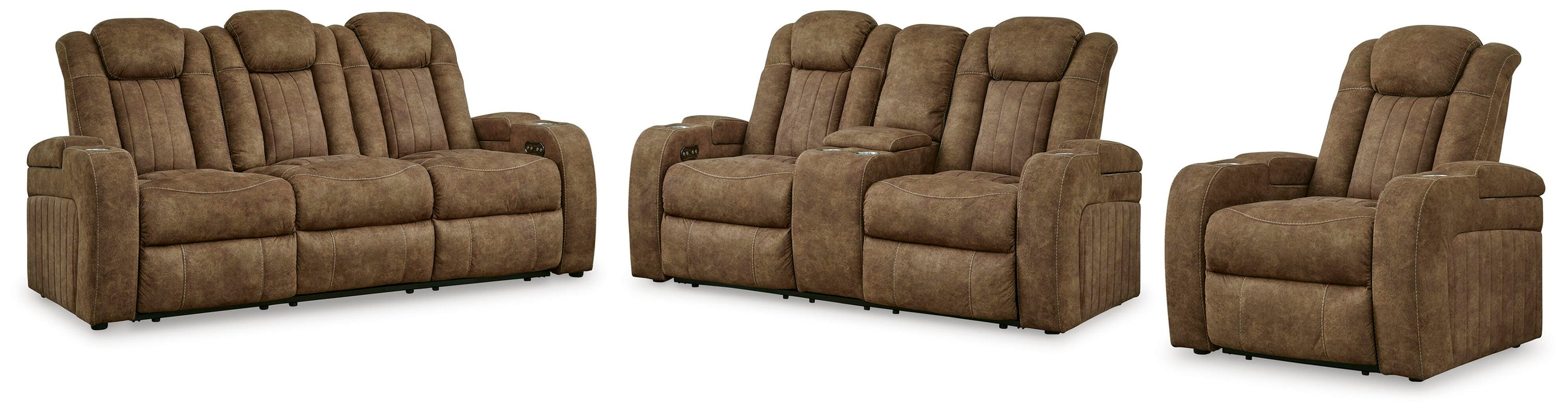 Wolfridge Brindle Wolfridge Sofa, Loveseat and Recliner
