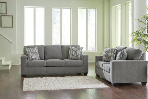 Deltona Graphite Deltona Sofa and Loveseat