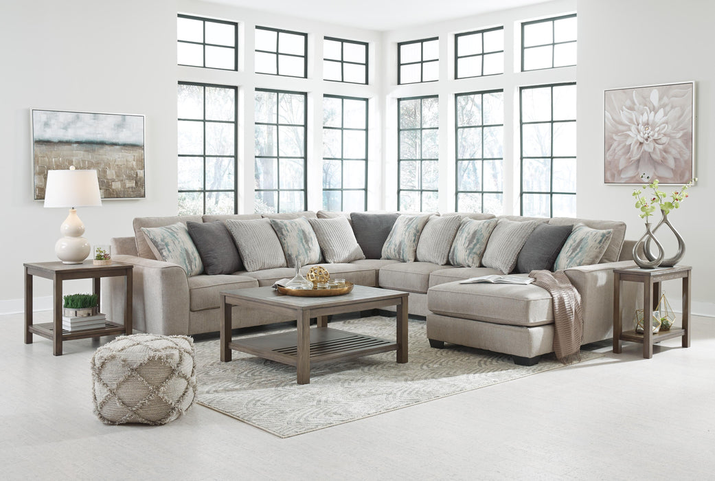 Ardsley Pewter Ardsley 5-Piece Sectional with Chaise