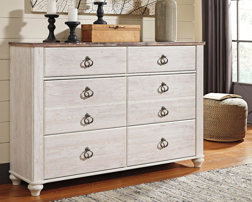 Willowton Whitewash Bedroom Furniture Pieces