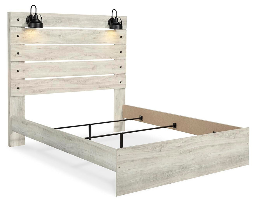 Cambeck Whitewash Cambeck Queen Panel Bed