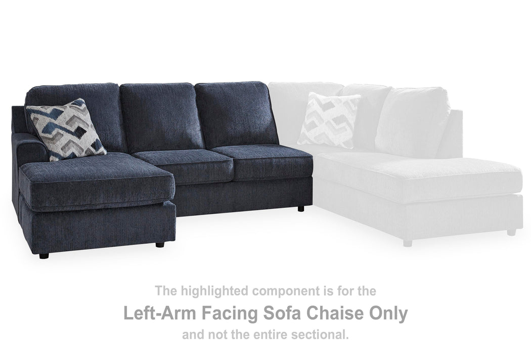 Albar Place Cobalt Living Room Collection