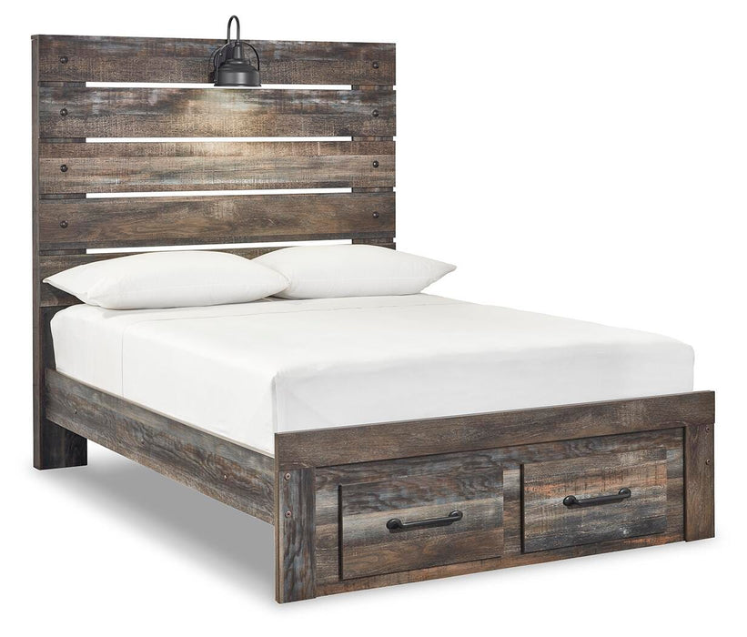 Drystan Multi Drystan Full Panel Bed with 2 Storage Drawers