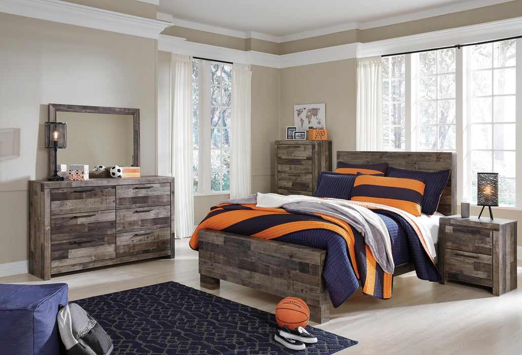 Derekson Multi Gray Derekson Full Panel Bed