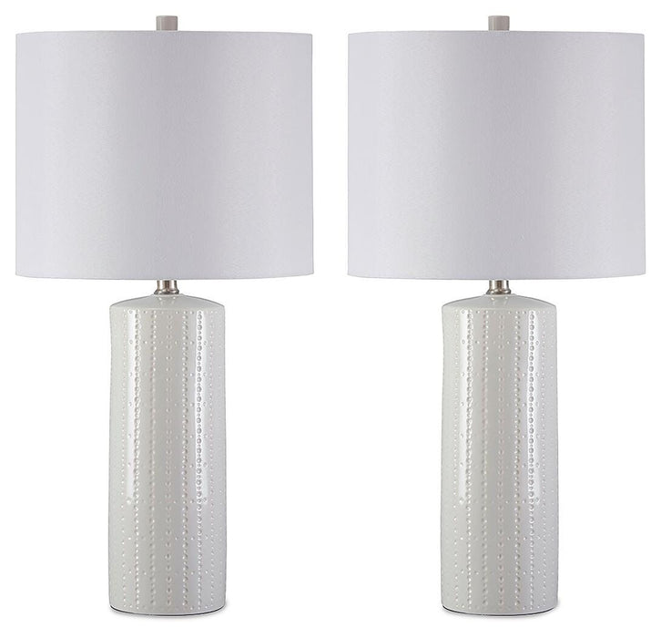 Steuben White Ceramic Table Lamp (Priced Per Item, Must Order 2, 4, 6, or 8)