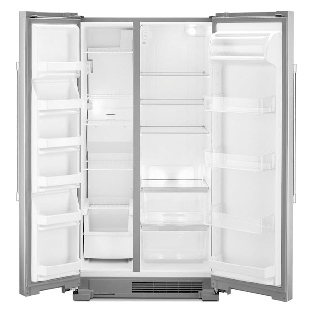 Maytag 24.9-cu ft Side-by-Side Refrigerator (Fingerprint Resistant Stainless Steel) - display_model