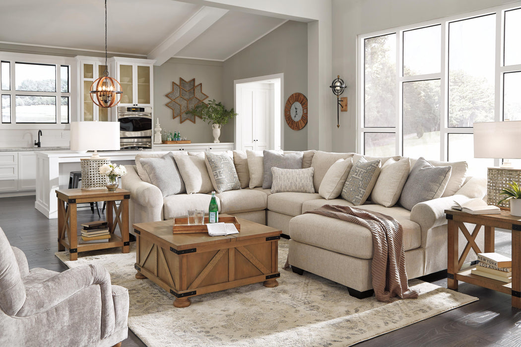 Carnaby Linen Carnaby 4 Piece Sectional with Chaise
