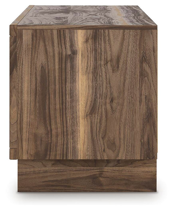 Zadilyn Brown Zadilyn 72" TV Stand with Electric Fireplace