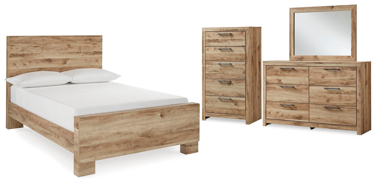 Hyanna Tan Brown Panel Bedroom Collection