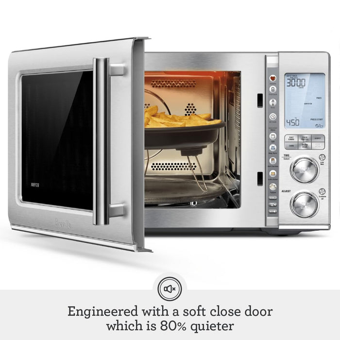 Breville BMO870BSS1BUC1 the Combi Wave 3 in 1 Microwave, Brushed Stainless Steel - new