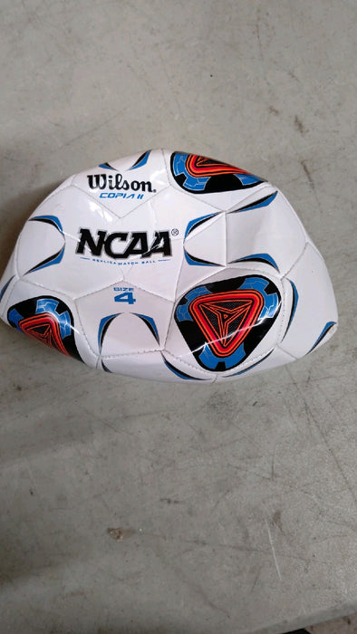 WILSON NCAA Copia II Soccer Ball, White - Size 4 - open_box
