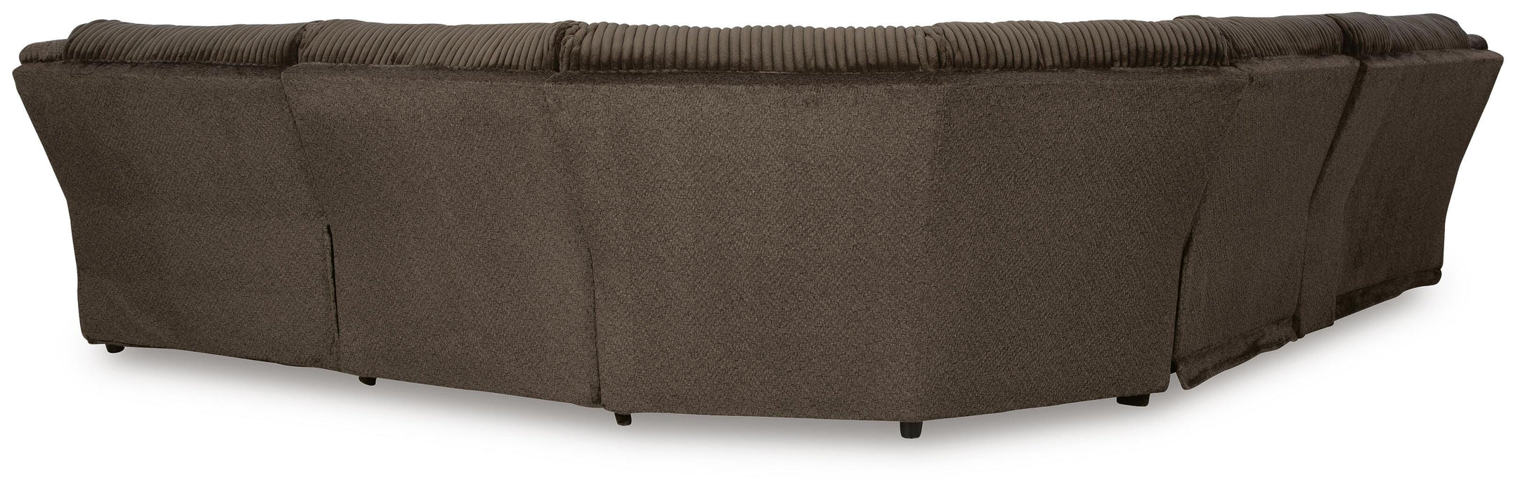 Top Tier Chocolate Top Tier 6-Piece Reclining Sectional with Chaise