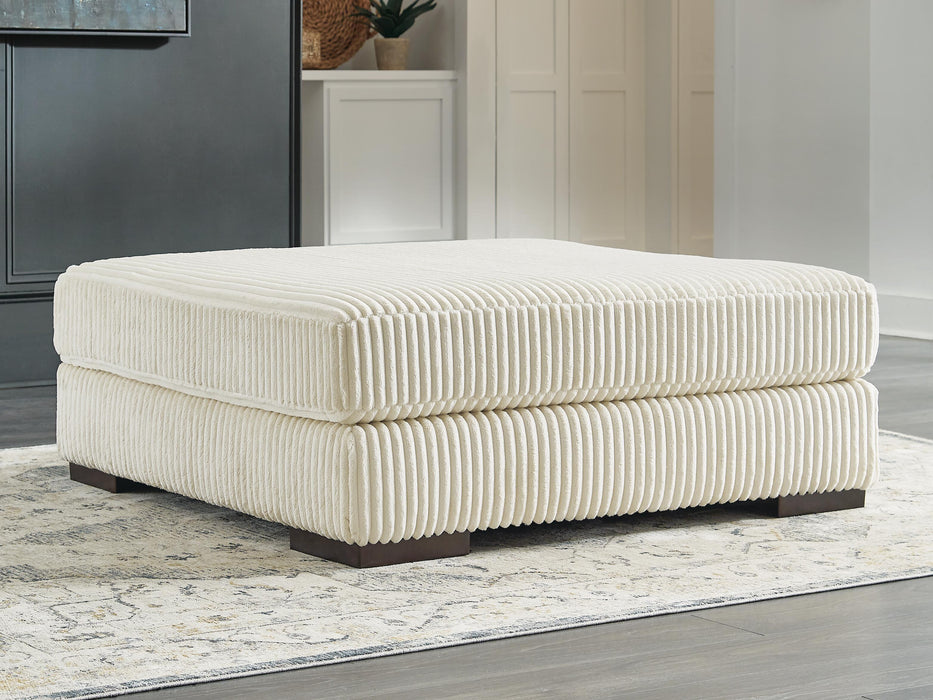 Lindyn Ivory Oversized Accent Ottoman