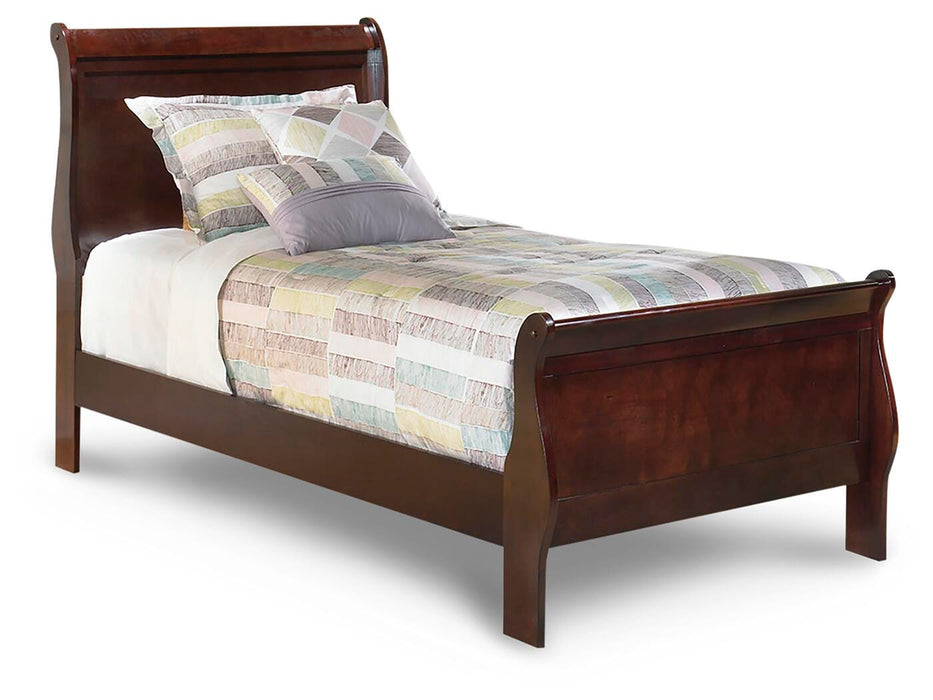 Alisdair Reddish Brown Alisdair Twin Sleigh Bed