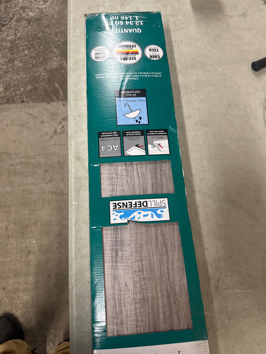 Select Surfaces Southern Grey Spill Defense Laminate Flooring 12.34 sq. ft. per box - new