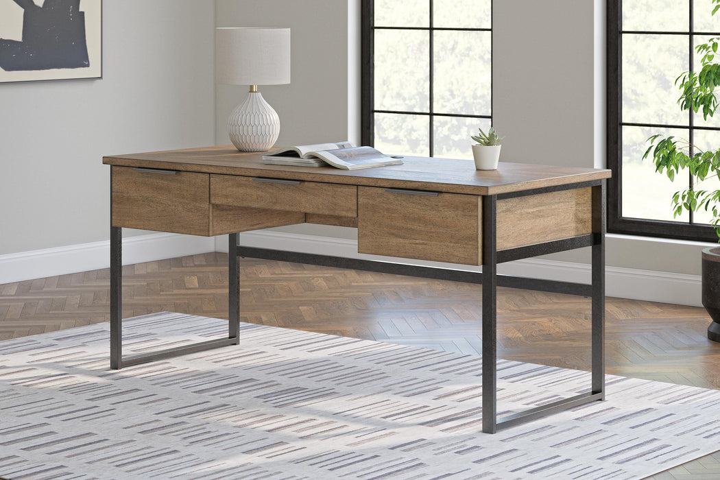 Montia Light Brown Home Office Desk