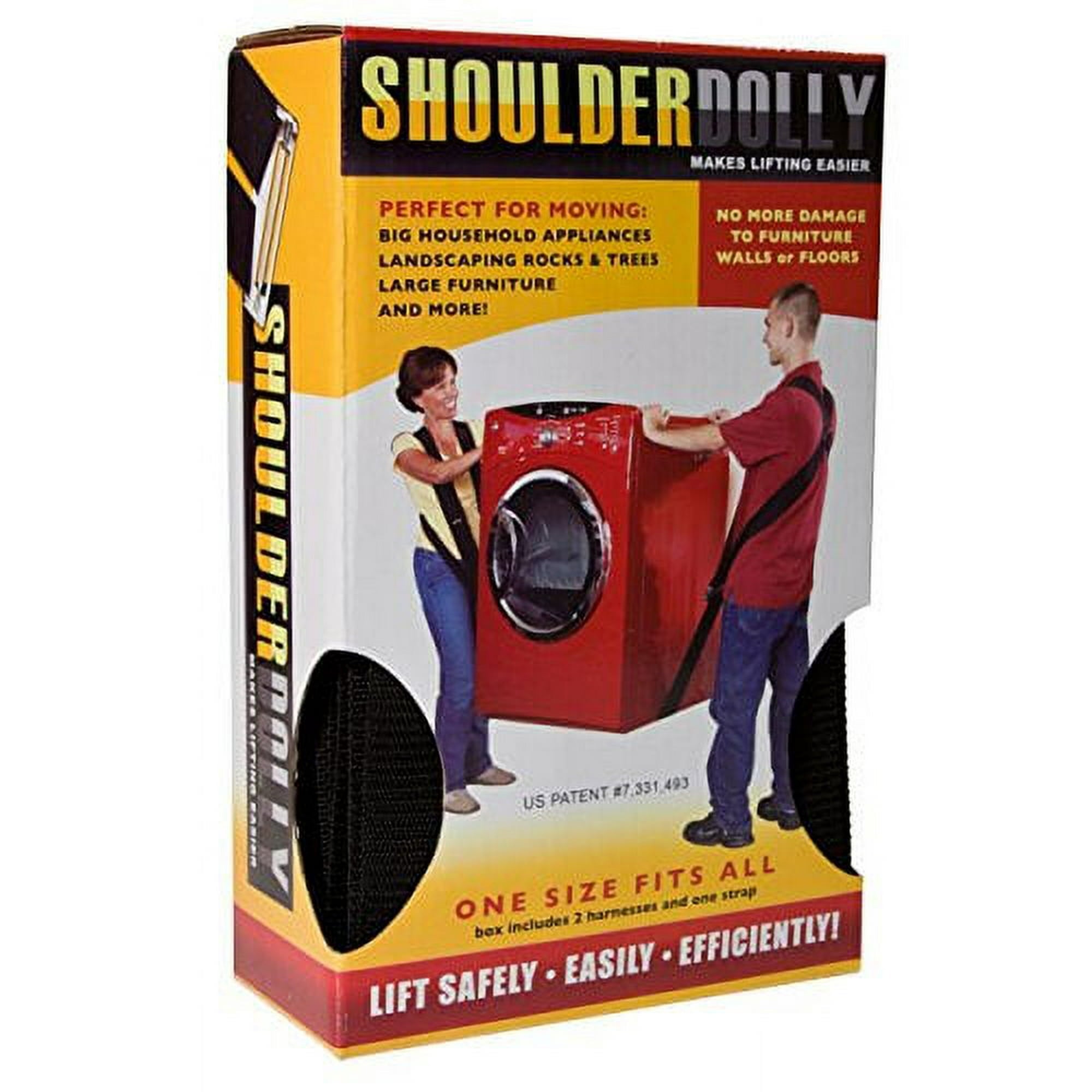 Shoulder Dolly Moving Straps - Lifting Straps - Move, Lift, And Secure Furniture, Appliances, Heavy, Bulky Objects Safely, Efficiently, More Easily Like the Pros - Essential Moving Supplies - new