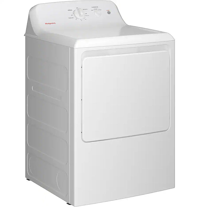 Hotpoint - 6.2 Cu. Ft. Gas Dryer with Auto Dry - White - display_model