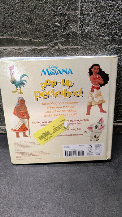 Pop-Up Peekaboo! Disney Moana, Board Book - new