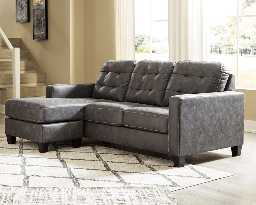 Venaldi Gunmetal Sofa Chaise