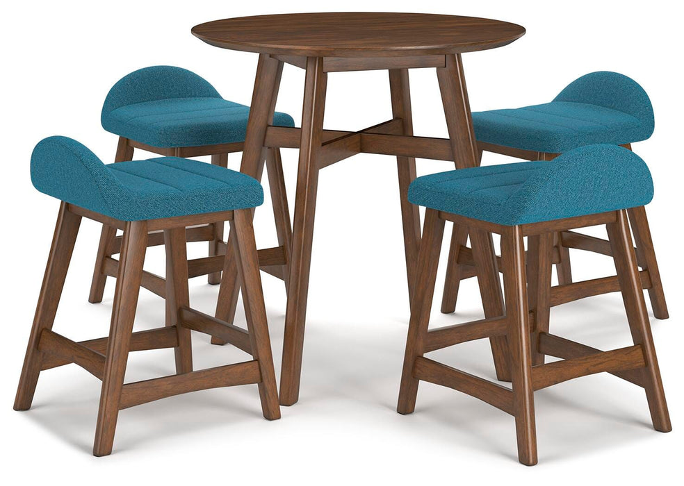 Lyncott Blue/Brown Dining Collection