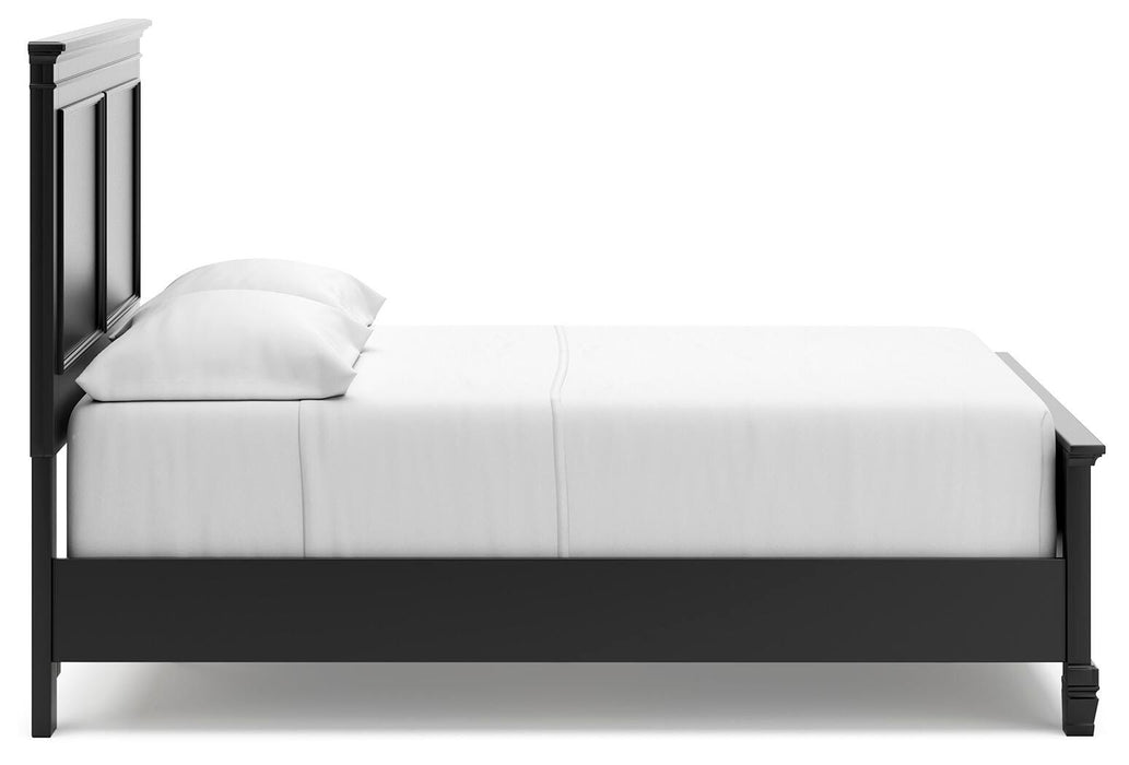 Lanolee Black Lanolee Full Panel Bed