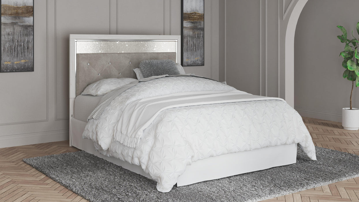 Altyra White Queen UPH Panel Headboard