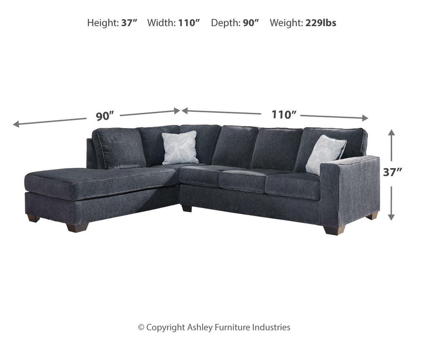 Altari Slate Altari 2-Piece Sectional with Chaise