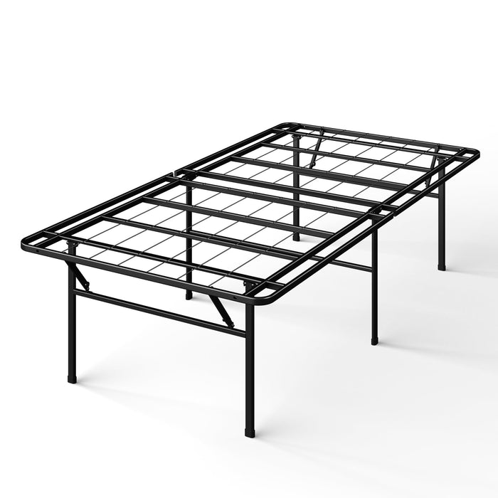 ZINUS SmartBase Heavy Duty Mattress Foundation, 18 Inch Metal Platform Bed Frame, No Box Spring Needed, Sturdy Steel Frame, Underbed Storage, Twin XL - open_box