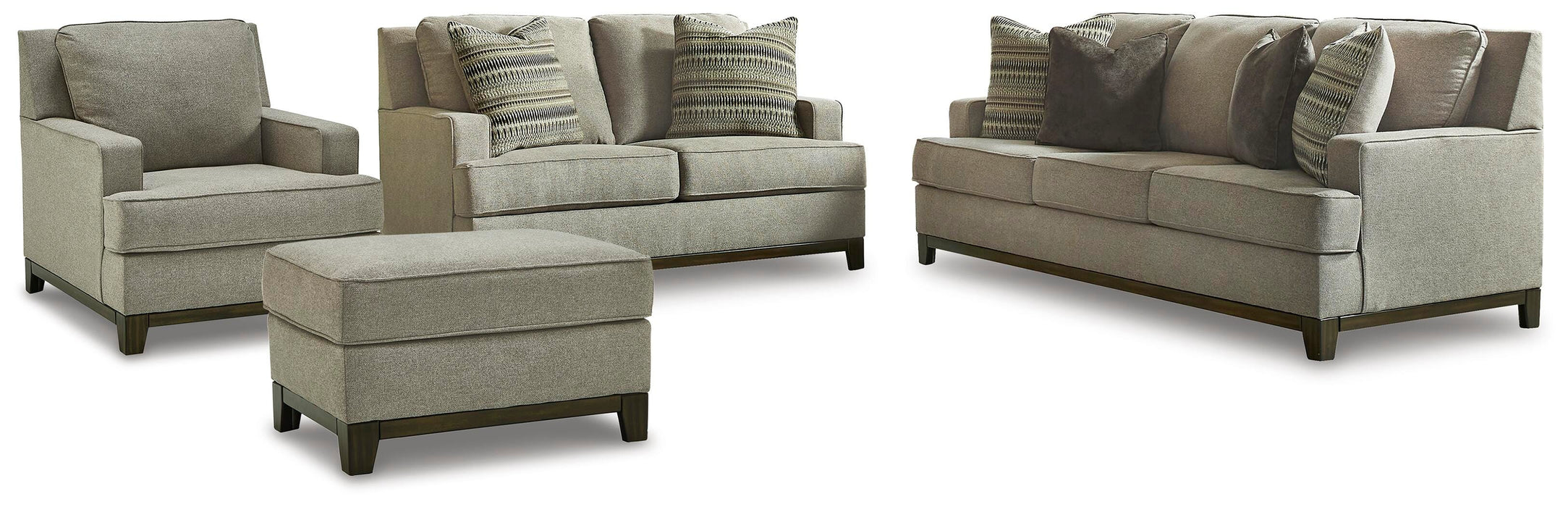 Kaywood Granite Kaywood Sofa, Loveseat, Chair and Ottoman