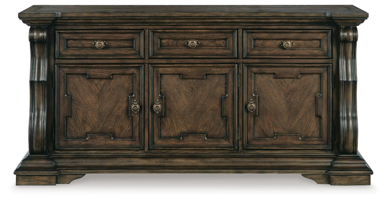 Maylee Dark Brown Dining Collection