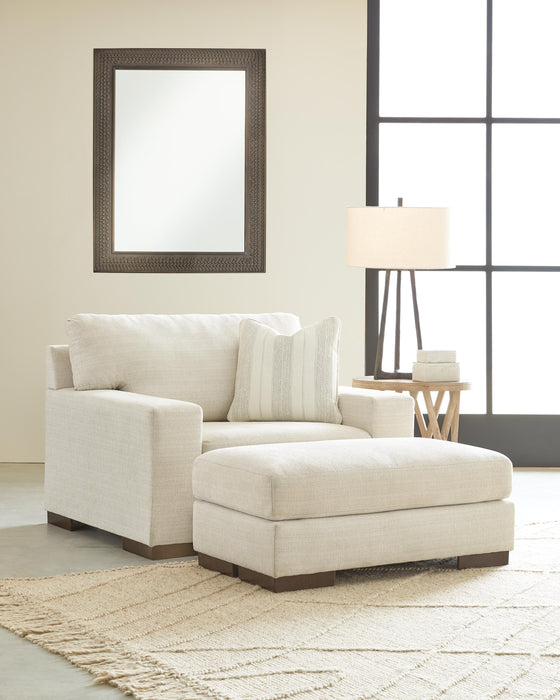 Maggie Birch Maggie Chair and Ottoman