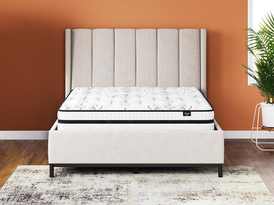 Chime 10 Inch Hybrid White California King Mattress
