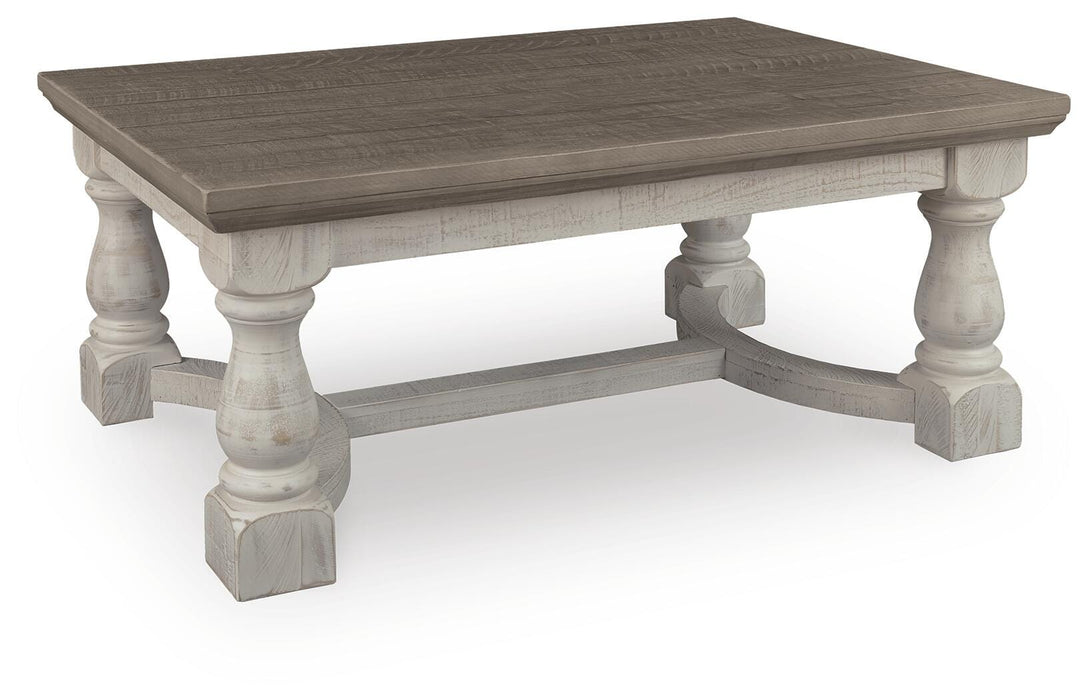 Havalance Gray/White Rectangular Cocktail Table