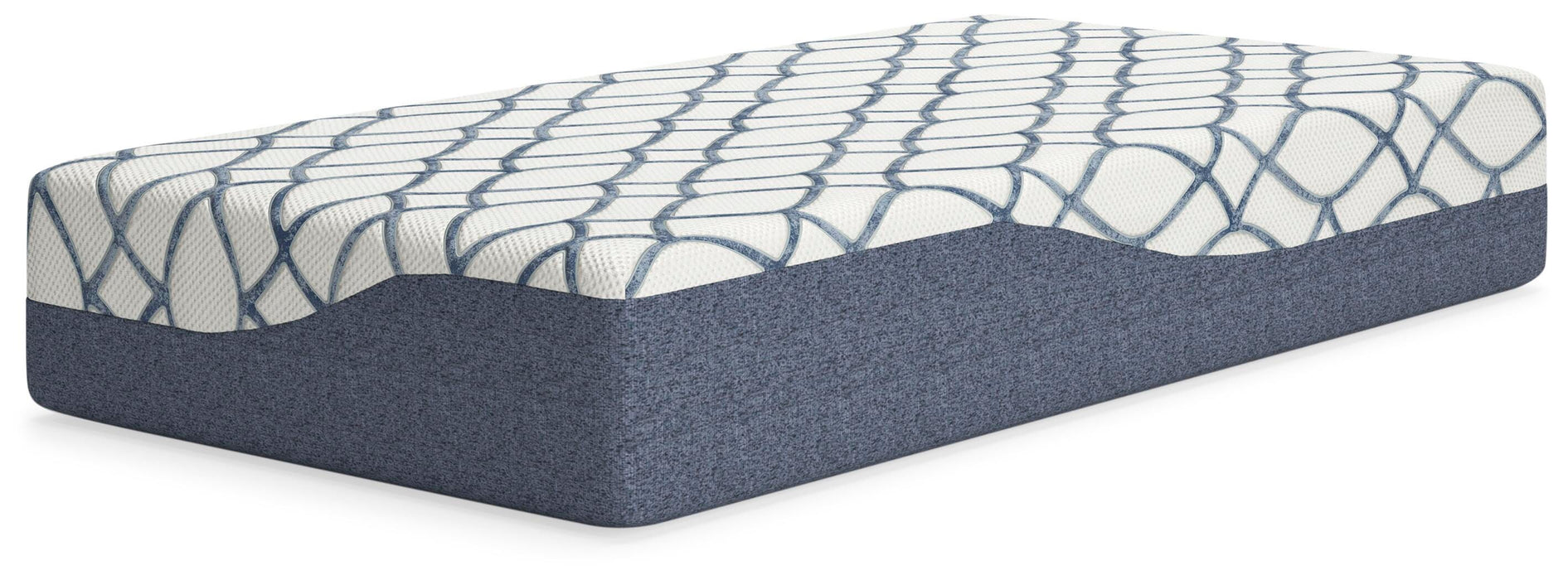 12 Inch Chime Elite 2.0 White/Blue Mattress