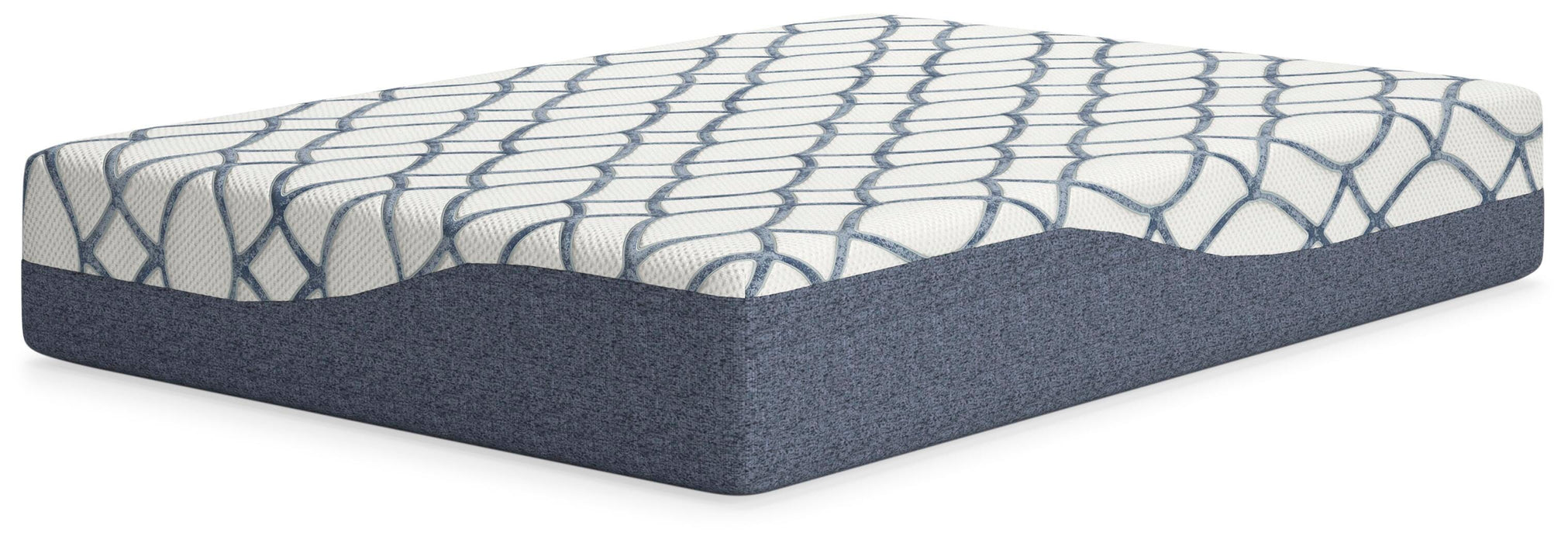 12 Inch Chime Elite 2.0 White/Blue Mattress