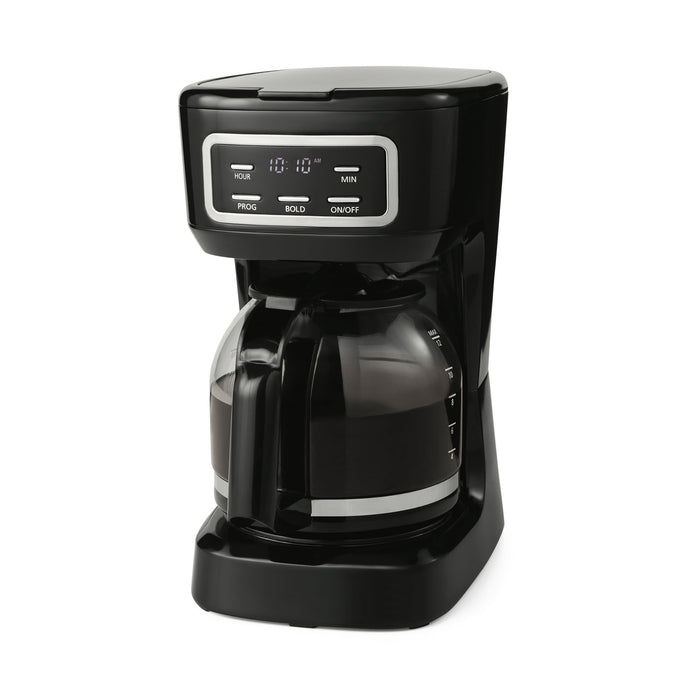 Mainstays CM1449-UL Black 12-Cup Programmable Drip Coffee Maker - new