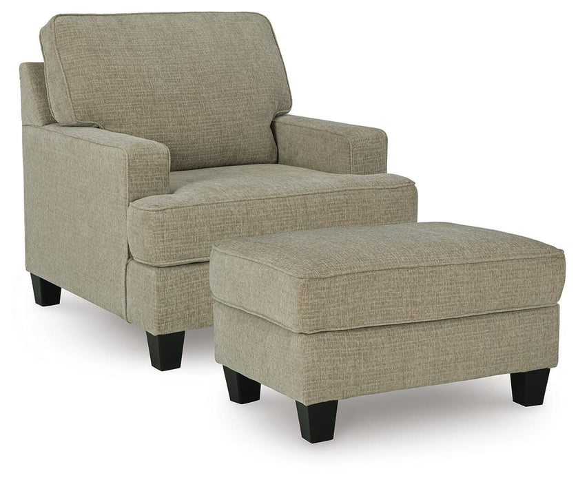 Cornet Pike Cork Cornet Pike Chair and Ottoman