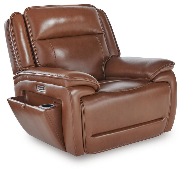 Healy Pier Chocolate PWR Recliner/ADJ Headrest