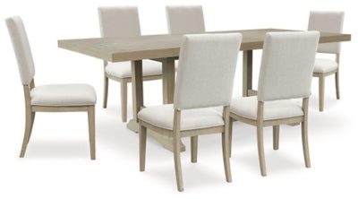 Vallardia Light Grayish Brown Dining Collection