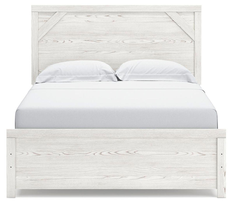 Gerridan White/Gray Gerridan Queen Panel Bed