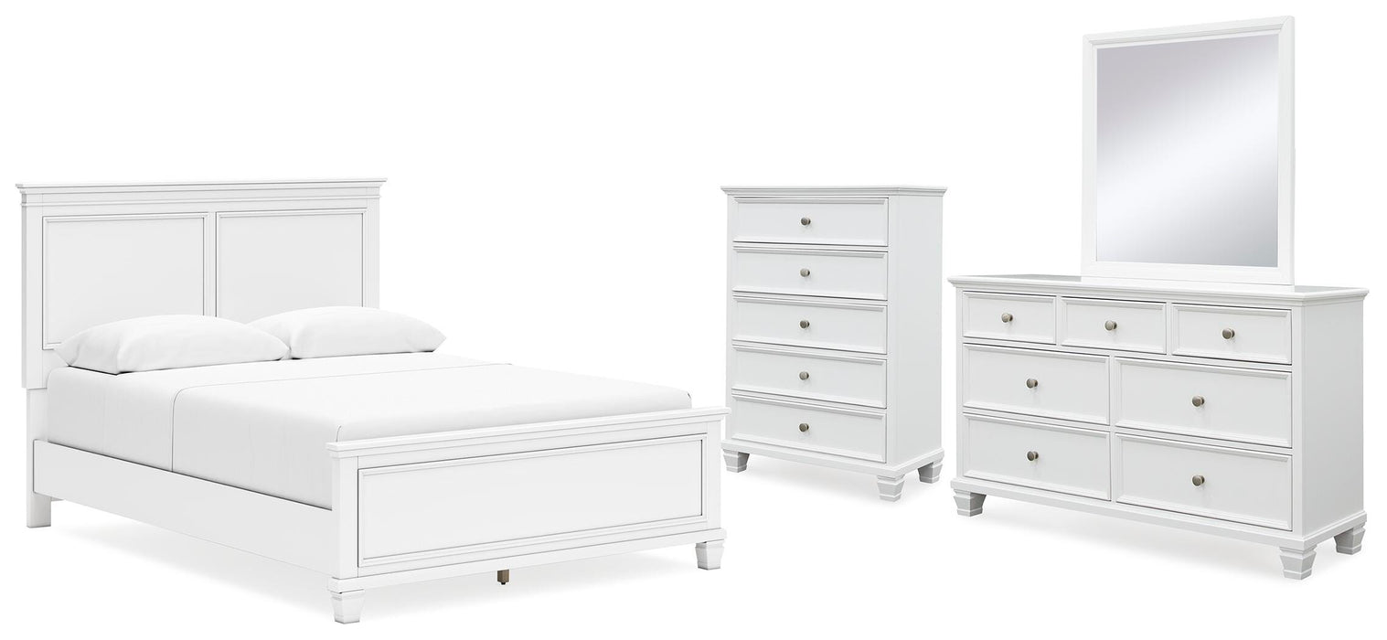 Fortman White Bedroom Collection