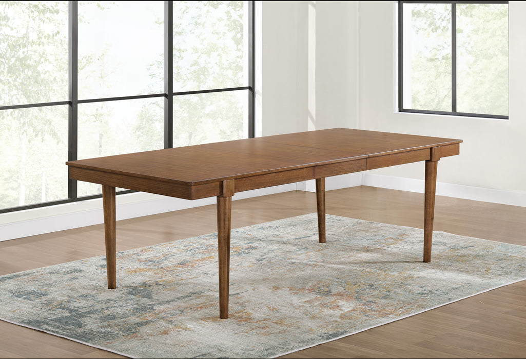 Lyncott Brown RECT Dining Room EXT Table