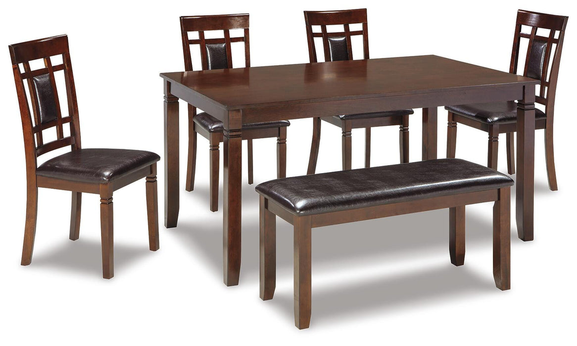 Bennox Brown Dining Room Table Set (6/CN)