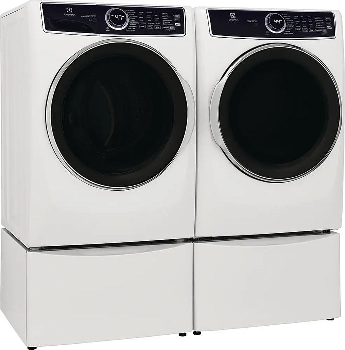 Electrolux - 8.0 Cu. Ft. Stackable Electric Dryer with Steam and Balanced Dry - White - display_model