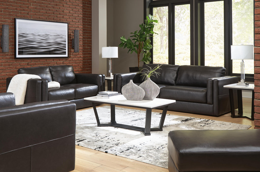 Amiata Onyx Amiata Sofa, Loveseat, Chair and Ottoman