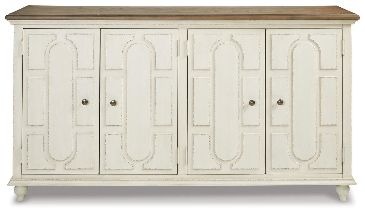 Roranville Antique White Accent Cabinet