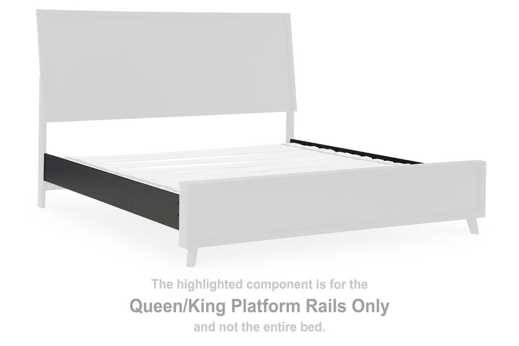 Danziar Black Queen/King Platform Rails