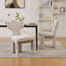 Streamdale Furniture Streamdale Chenille Dining Chairs (Set of 2) Beige